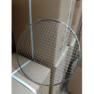 Construction Crimped Wire Mesh Disposble Barbecue Mesh Net 295mm