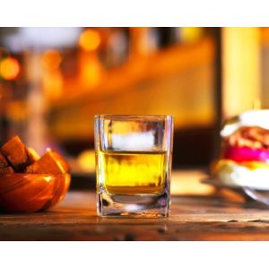 1 Quantity Clear Cup Essential for Wine Drinkware in Transparent Whiskey Glass