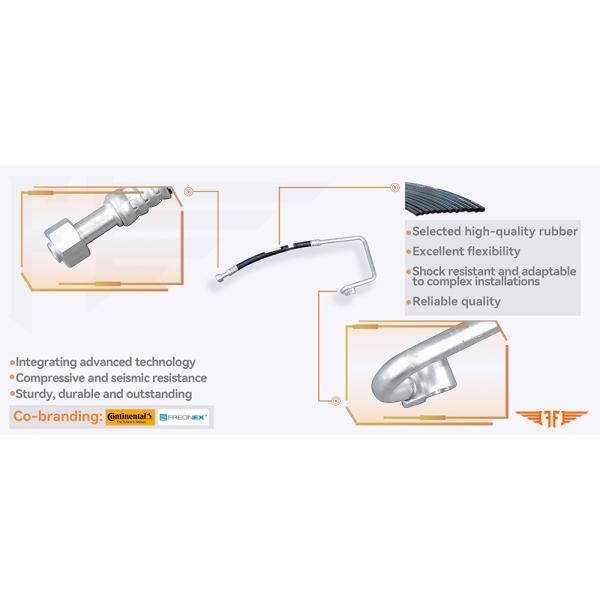 Mercedes Benz A9428303415 Air Conditioning Suction Pipeline For Actros MP2 MP3