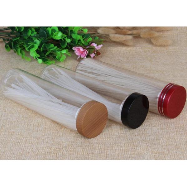 Buy 450ml Mini Long Clear Pet Jars Transparent Plastic Tube Packaging at wholesale prices