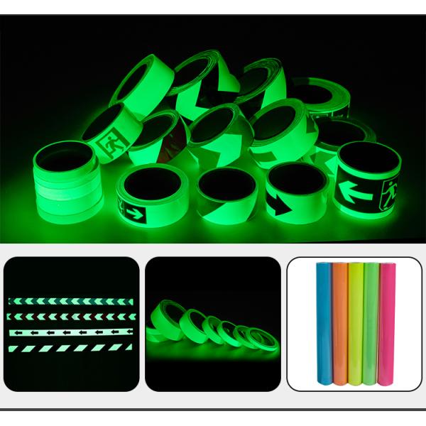 Night Glow In The Dark Vinyl Sticker For Exit Safety