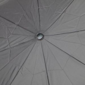 Lightweight 2 Foldable Golf Umbrella Light Wood Handle With Silk Screen Print