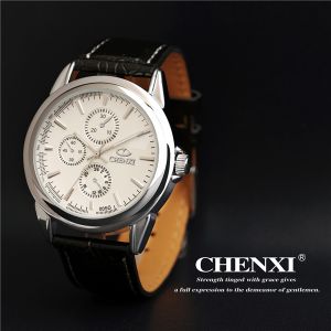 Fashion Wristwatches L005C Black White Stainless Steel Caseback Gift Watches