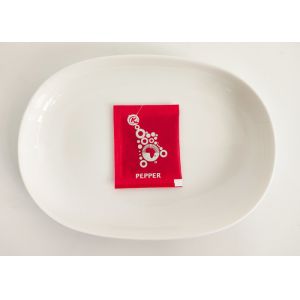 Customized Packaging Individual Black Pepper Condiment Packets