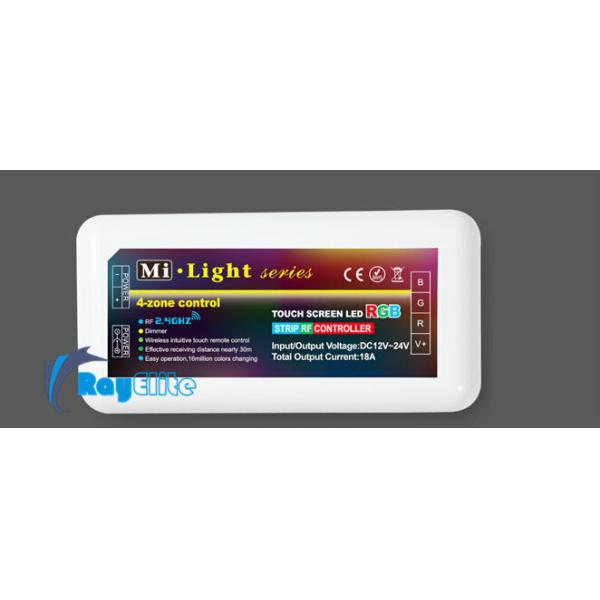 Quality ABS 3CH common anode 4A / CH wifi 201 RF LED controller by Android or IOS DC5-24V for sale