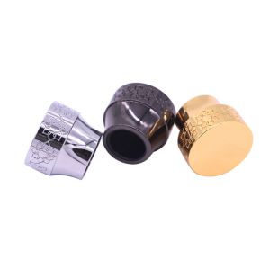 Lightweight Customized Zinc Alloy Magnetic Perfume Cap , Perfume Spray Caps