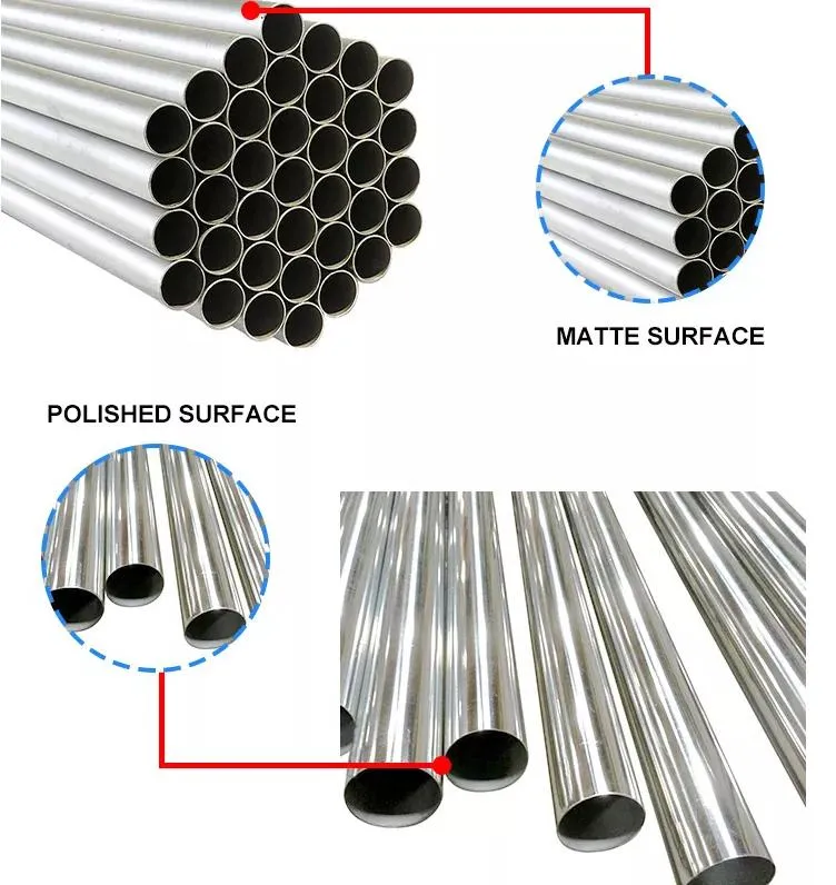 Hot Sale ASTM Metal Round/Square/Rectangular Hollow Tube Ss 201 304 316 310S 309S 904 430 Brushed/Mirror Polished Seamless/Welded Duplex Stainless Steel Pipe