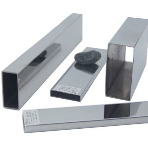 China Decorative Hollow Stainless Steel Rectangular Pipe on sale
