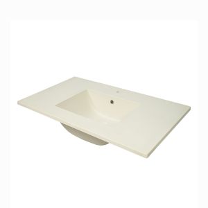 PSON Matte Black Kitchen Sink With Drainboard 3-1/2'' Single Bowl