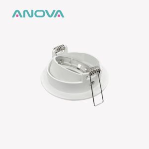 Architectural Die-Cast Aluminum Recessed Spotlight Frame With 20° Tilt And Bi