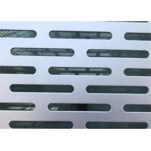Quality Galvanised Perforated Metal Sheet Slotted Hole For Filters / Vents for sale