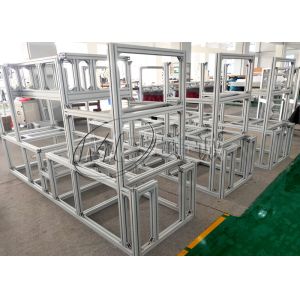 Square Aluminium Extruded Profiles For Face Mask Machine Frame