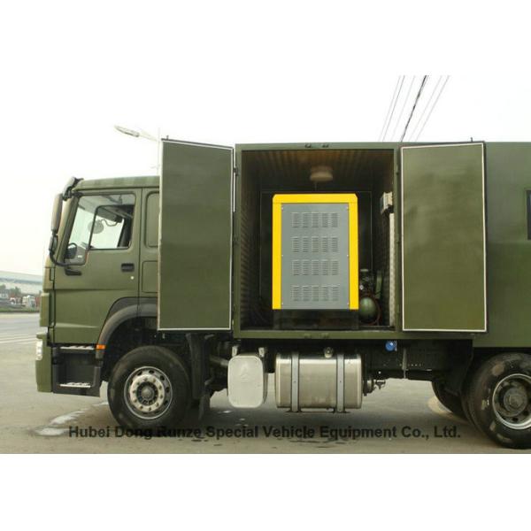 Enclosed HOWO Mobile Workshop Truck Multifunctional 6x4 for Vehicle Maintenance