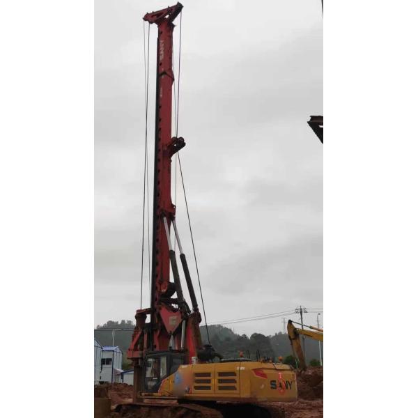 Buy Sany SR285R 2017 Used Rotary Drilling Rig 5~24 Rpm 300KW at wholesale prices