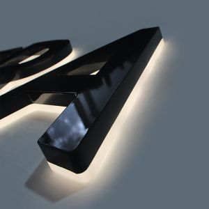 Home 3D LED Letter Sign Board with Reverse Lit Channel and Acrylic Material