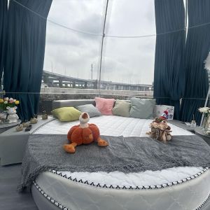 Transparent pc Panoramic Star Room Homestay Hotel net Red Bubble House awning