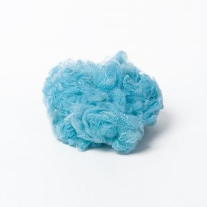 0.5D 51mm Polyester Synthetic Fibre For Yarn Spinning Premium Fluorescein