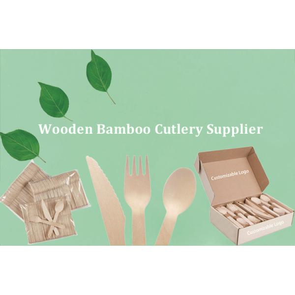 China Supplier Paper Wrapped Cutlery Kit Wooden Spoon Set Wood Fork Knife And Napkin