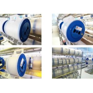 Bare White Blue Coloring Glass Optical Fiber G652D Single Mode Nude Fiber Optic