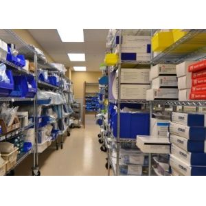 Chrome Commercial Wire Shelving With Casters Heavy Duty NSF Certificate