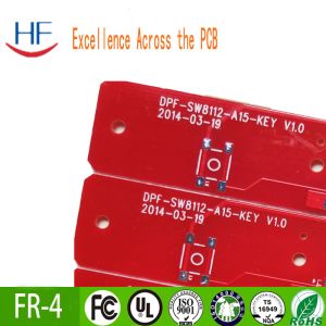 Quality 22F Half Fiberglass Printed PCB Board Red Ink Flame Retardant for sale