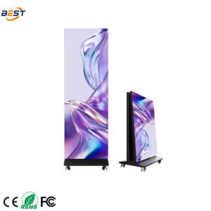 Portable Indoor LED Poster Screen P1.25-P2.5 4K UHD 3840x2160