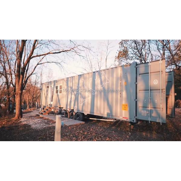 40ft Shipping Container Transformation for a Convenient Family Home Bedroom Living Room Kitchen and Bathroom Included
