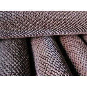 Curtain Wall Decorative Expanded Wire Mesh , Galvanized Expanded Metal Screen