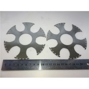 99mm Lamination Sheet Metal Stamping With Two Cavities Subsection Punching