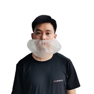 ISO Certified Disposable Nonwoven Beard Cover 100pcs Bag