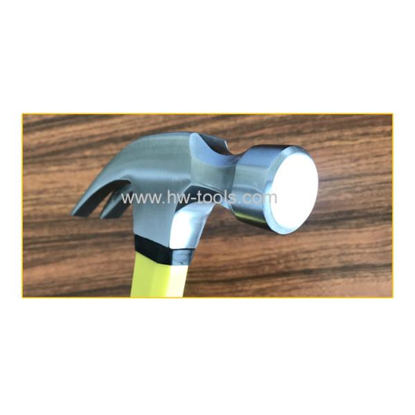 American type claw hammer with fiberglass handle