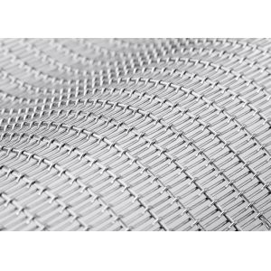 120m Building Sunshade Flexible Metal Mesh Antacid Smooth Surface
