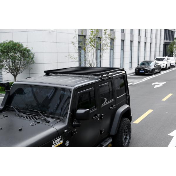 Customized Aluminum Alloy Roof Rack Luggage Bracket Gear Platform for Jeep Wrangler JK