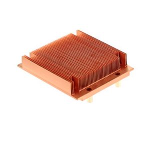 Brass / Bronze Copper Heat Sink , CPU Cooler Extrusion Heat Sink