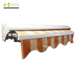 Lightweight Arm Aluminium Waterproof Retractable Awning Outdoor Awnings