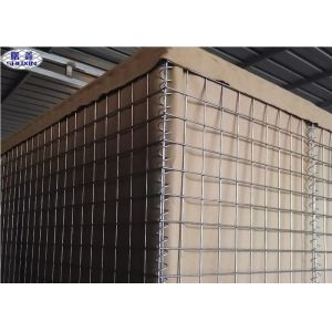 Weld Gabion Barrier Heavy Hot Dipped Galvanized Feature ISO Certification