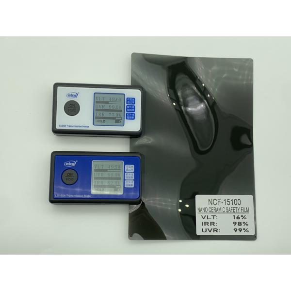 Nano Ceramic Safety Film with 16% VLT 98% IRR and 99% UVR for Car Window Solar Protection