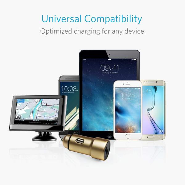 5V 4A Cell Phone Metal Car Charger Adapter 20W Singly Usb Port
