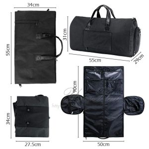 Waterproof Weekender Garment Duffel Bag Breathable With Shoe Compartment
