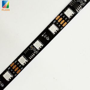 China FW1934/TM1934 60LEDs/m RGB Digital Smart Strip Light Black PCB 20IC/m IP20 Pixel LED Strip Light for Decorative Lighting on sale