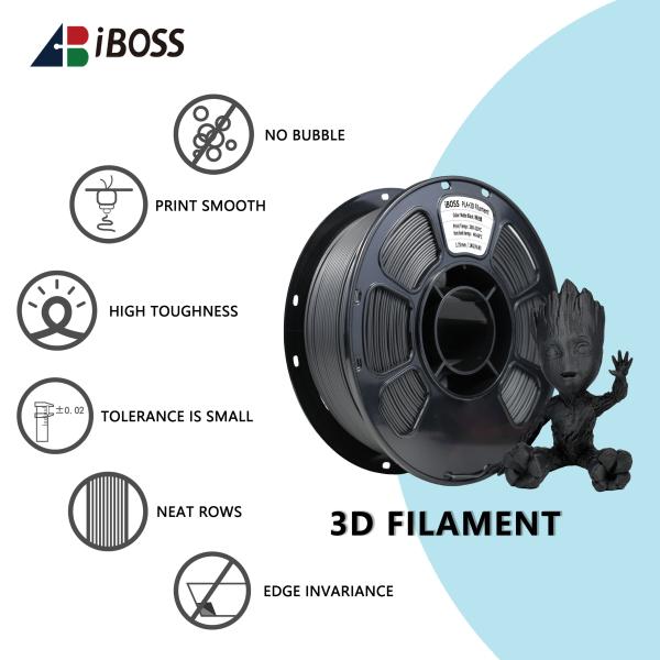 Matte Black PLA Filament 1.75mm For 3d Printing Filament