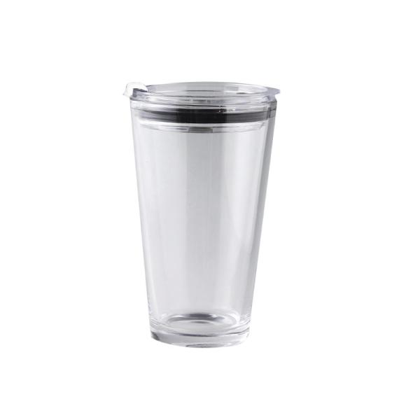 Buy Beverage 450ml Borosilicate Glass Straw Coke Cups at wholesale prices