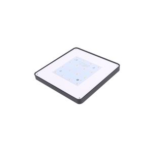 6500K 160lm LED Solar Powered Garden Lights Square IP65 ABS PC Material 2W