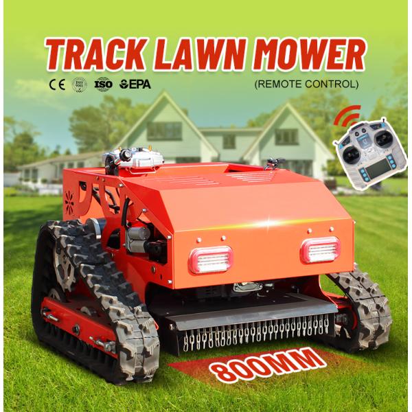 Gasoline Crawler Robot Lawn Mower Self Propelled Remote Control Walking Tractor Garden Grass Cutting Machine