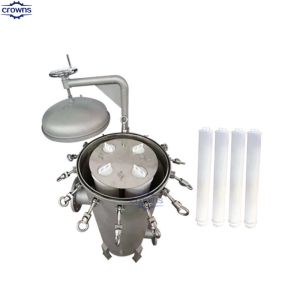 Sanitary high-quality surface finish polished 316 stainless steel liquid filter