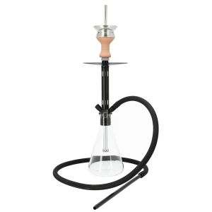 Quality Aluminium Sliver Black Hookah With Anodizing Surface Treatment Easy Carry for sale