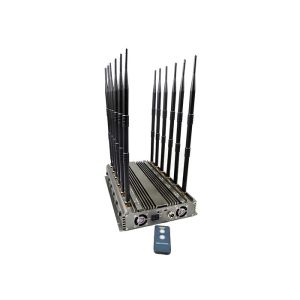 80 Meters 5G Signal Jammer 12 Omni Antennas Handheld Powerful