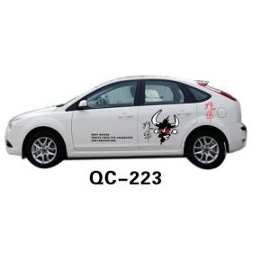 Quality Reflective Environment-friendly PVC Custom Car Sticker QC-223K for sale