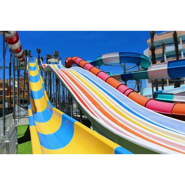 ODM Dapeng Water Park Children Swimming Pool Equipment Games Fiberglass Slide