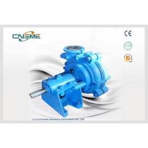 Quality 10 / 8 F Rubber Lined Slurry Pumps , Single Stage Natural Rubber Slurry Pump for sale